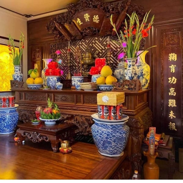 Cách bài trí bàn thờ gia tiên