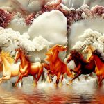 Tranh phong thủy treo phòng khách