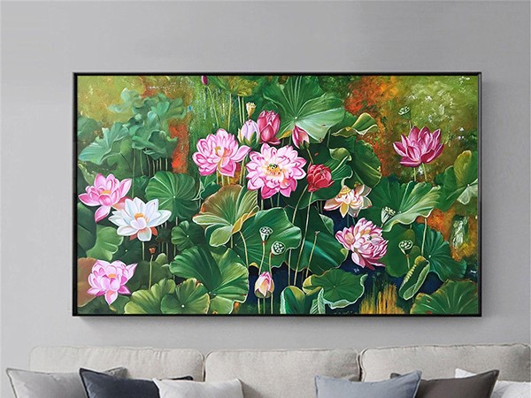 Tranh phong thủy treo phòng khách